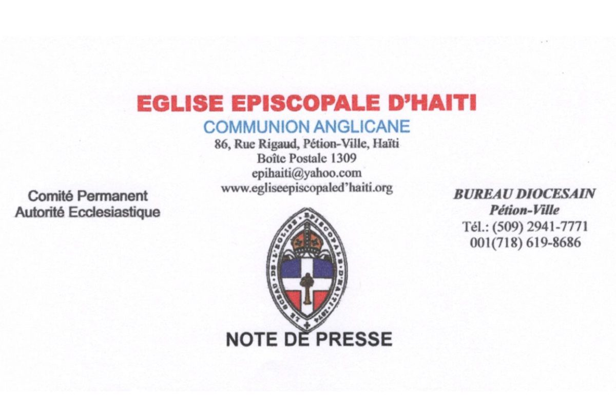 Arms trafficking in Port de Paix: the accountant of the Episcopal Church arrested