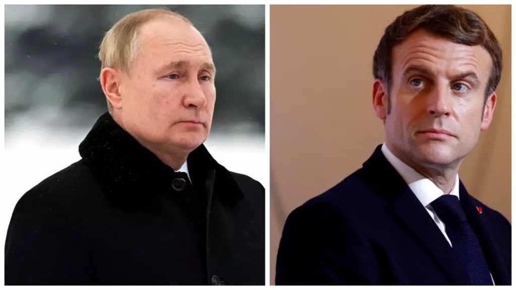 Macron asks Putin to withdraw weapons from Ukraine nuclear plant