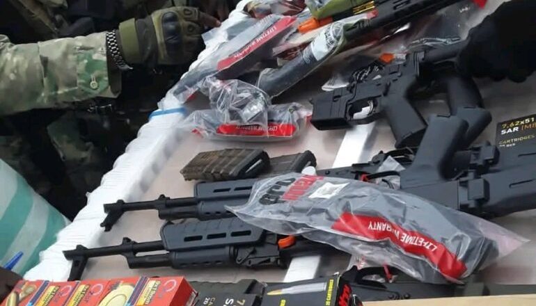 A Shipment Of Weapons Seized At Port-Au-Prince Customs