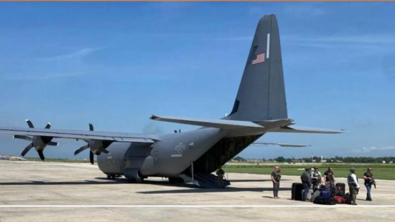 US Military Transport Plane Arrives for Multinational Security Mission in Haiti